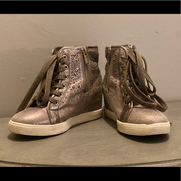 Stuart Weitzman rhinestones wedges. Size Youth 12 - Picture 2 of 6